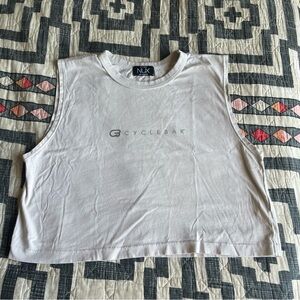 Cyclebar boxy cropped tank